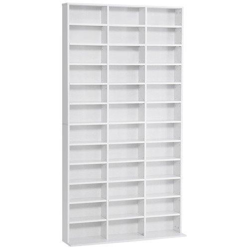 Homcom libreria porta - cd, con