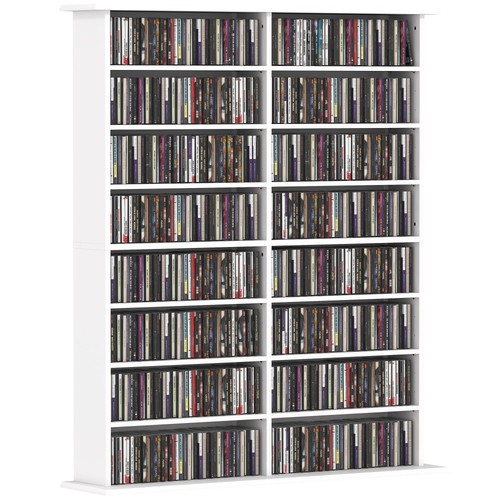 Homcom mobile porta moderno - cd,