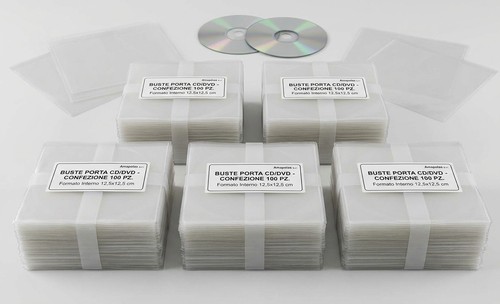 Buste trasparenti porta dvd - buste,